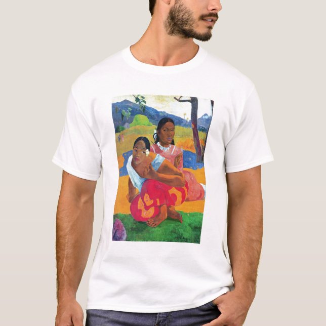 T-shirt Paul Gauguin | Nafea Faaipoipo (quando for você (Frente)