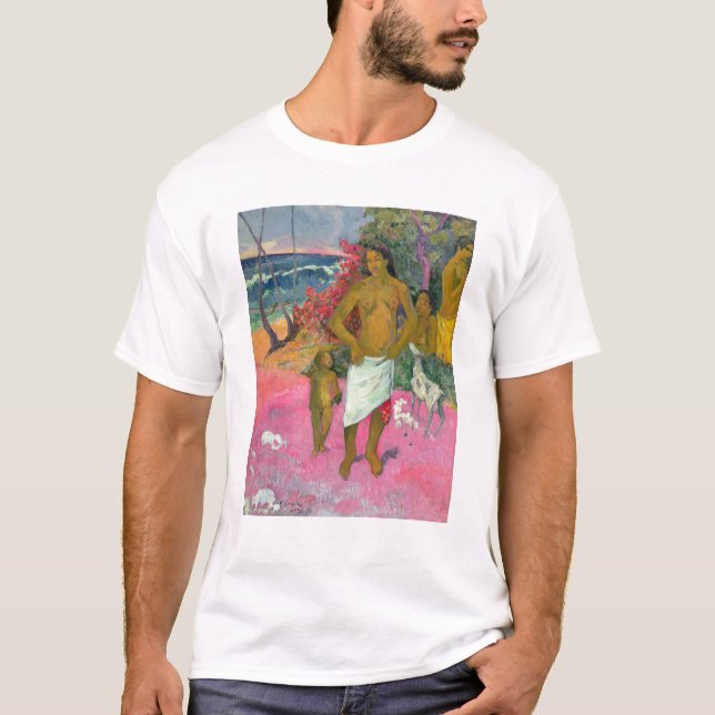 T-shirt Paul Gauguin | uma caminhada pelo mar, 1902 (Frente)