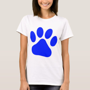 T-shirt Pawprint azul