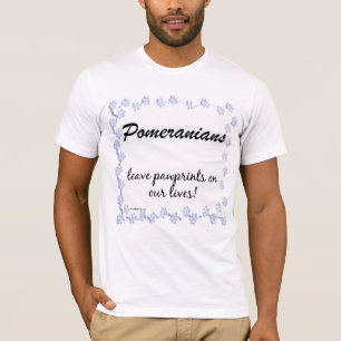 T-shirt Pawprint Pomeraniana