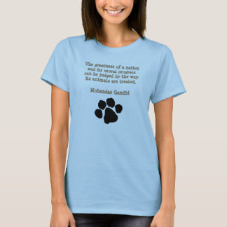 T-shirt PawPrintGhandi