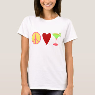 T-shirt Paz, amor, Margarita