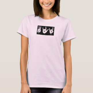 T-shirt paz amor rock