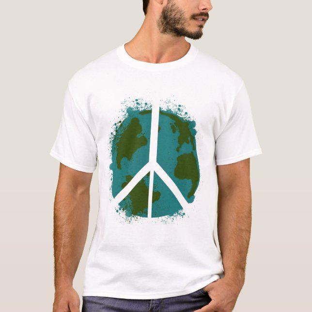 T-shirt Paz de mundo (Frente)