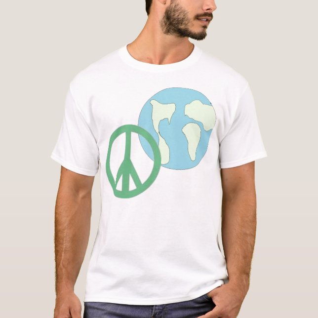 T-shirt Paz de mundo (Frente)