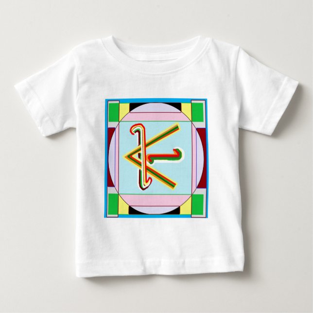 T-shirt Paz de Shanti isto é: Símbolo cura de Karuna Reiki (Frente)