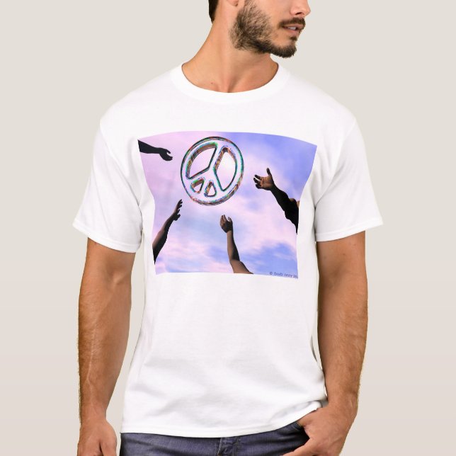 T-shirt Paz dentro do alcance (Frente)