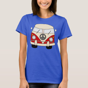 T-shirt Paz do hippy