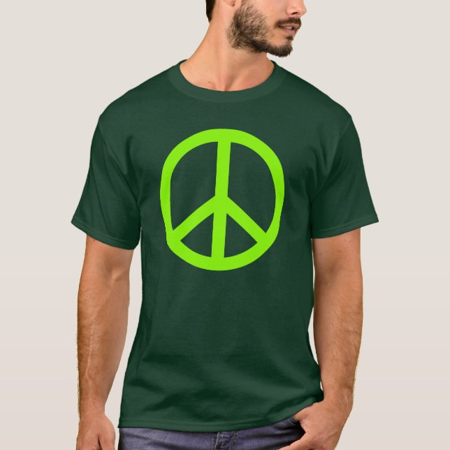T-shirt Paz do verde limão (Frente)