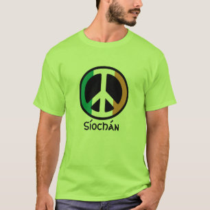 T-shirt Paz irlandesa