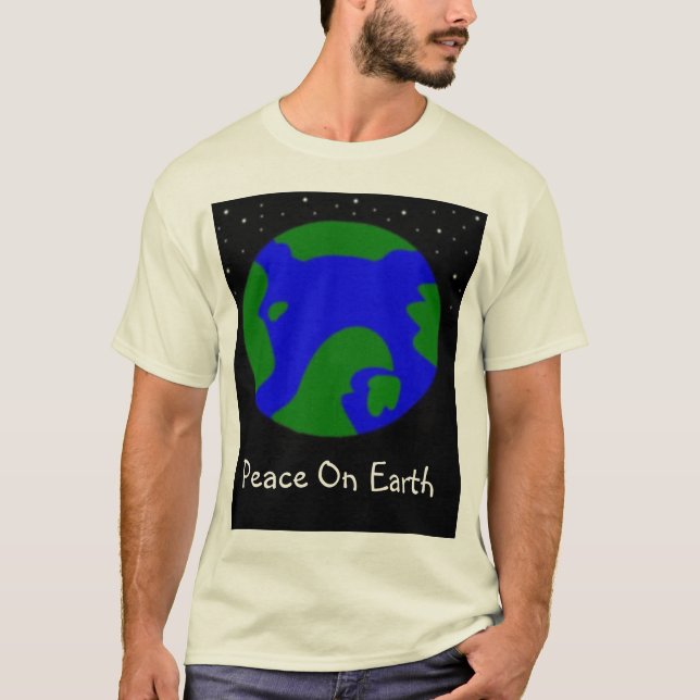 T-SHIRT PAZ NA TERRA (Frente)