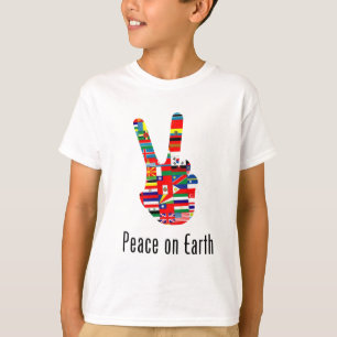 T-shirt Paz na terra