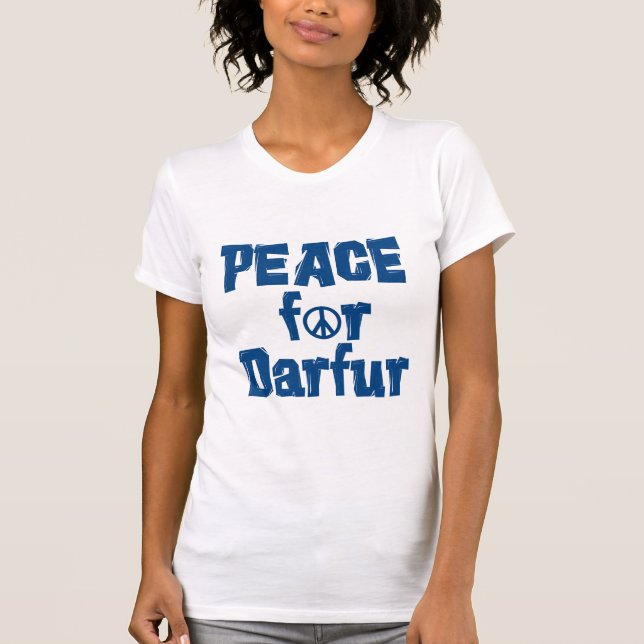 T-shirt Paz para Darfur 2 (Frente)