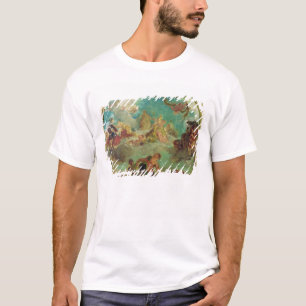 T-shirt Paz que desce à terra