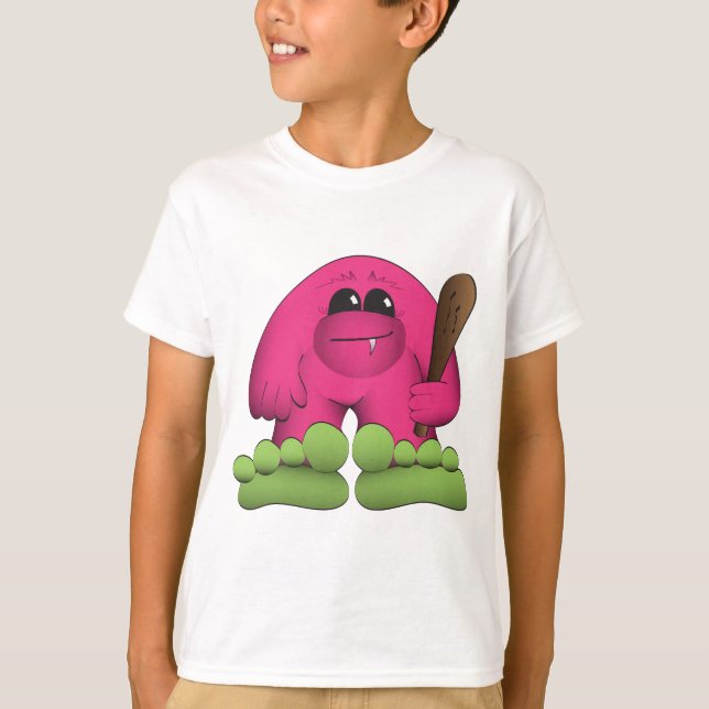 T-shirt Pé-Grande Rosa Quente (Frente)