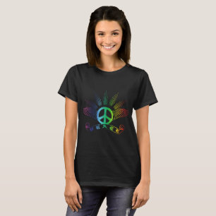 T-shirt Peace Wings Rainbow