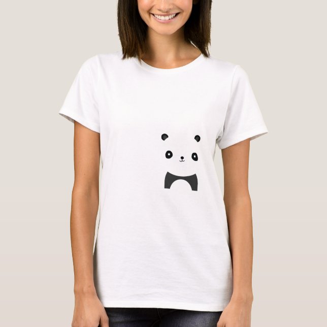T-shirt Peaceful Panda (Frente)