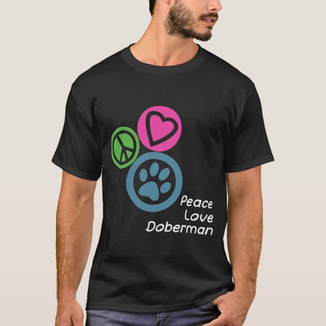 T-SHIRT PEALOVE DOBERMAN (Frente)