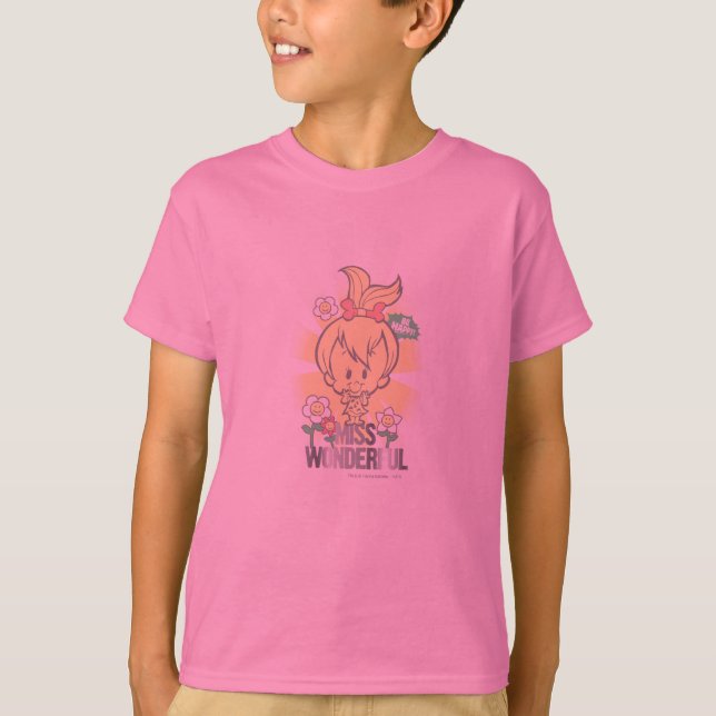 T-shirt PEBBLES™ Miss Maravilha (Frente)