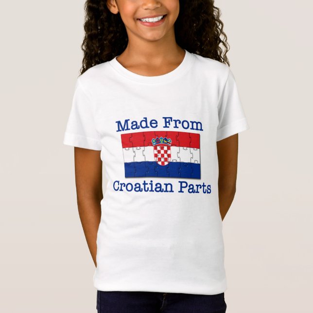 T-shirt Peças croatas (Frente)