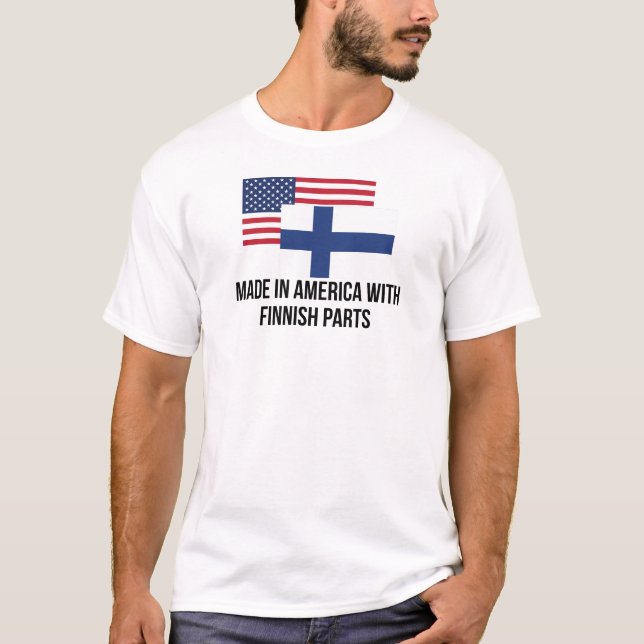 T-shirt Peças finlandesas (Frente)