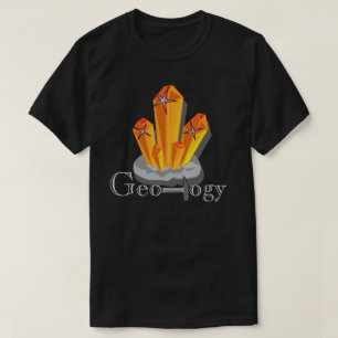 T-shirt Pedra preciosa da laranja da geologia
