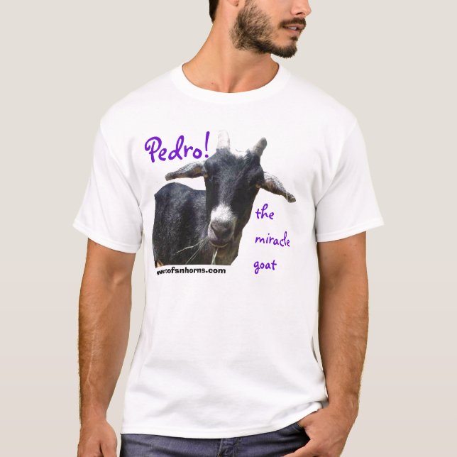 T-shirt Pedro a cabra do milagre (Frente)