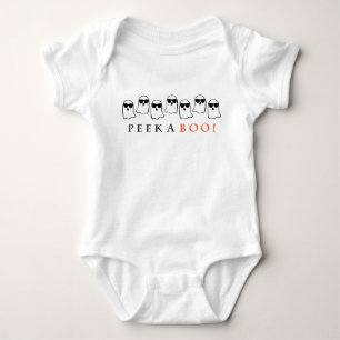 T-shirt Peekaboo! Fantasmas do Dia das Bruxas