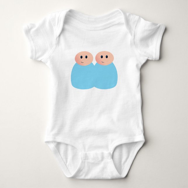 T-shirt Peg Doll Blue Twin Vest (Frente)