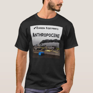 T-shirt Pegadas de carbono - Antropoceno