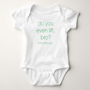 T-shirt "Pegare-me." Ligação em ponte de bebê
