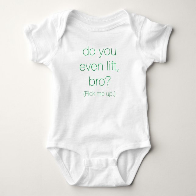 T-shirt "Pegare-me." Ligação em ponte de bebê (Frente)
