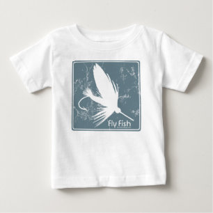 T-shirt Peixe de Voo Azul