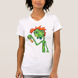 T-shirt Peixe dourado elétrico