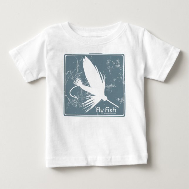 T-shirt Peixe-mosca azul (Frente)
