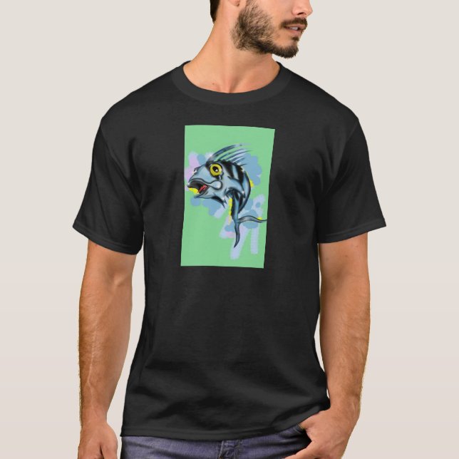T-shirt peixes do galo (Frente)
