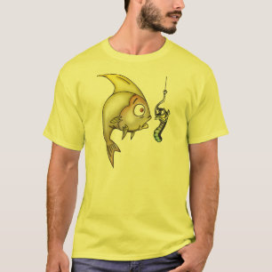 T-shirt Peixes e sem-fim engraçados