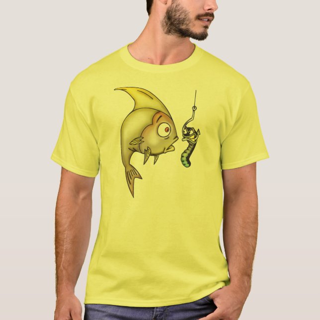 T-shirt Peixes e sem-fim engraçados (Frente)