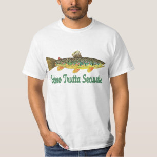 T-shirt Peixes Humorísticos, Pesca, Pesca De Voo