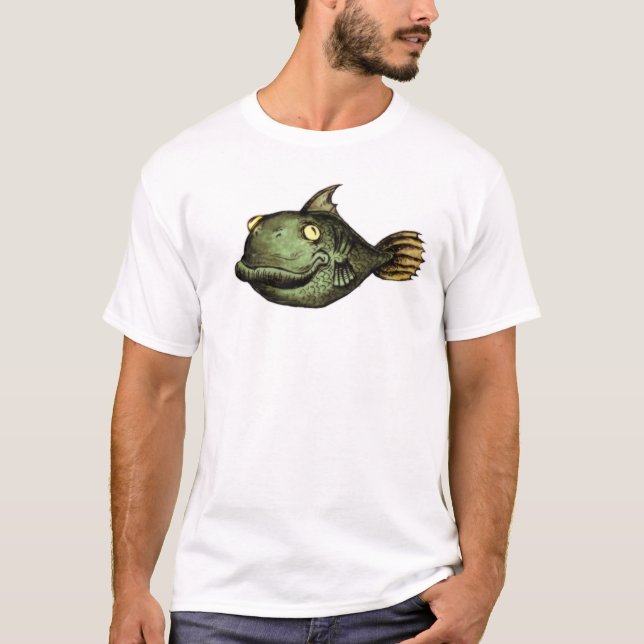T-shirt peixes mudos (Frente)