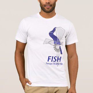 T-shirt PEIXES = para sempre eu servir-o-&z