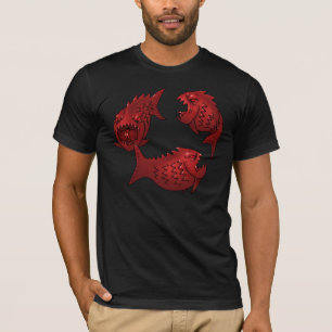 T-shirt Peixes vermelhos