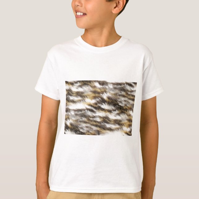 T-shirt peles de leopardo (Frente)