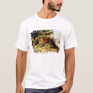 T-shirt Peles do transporte dos indianos através do