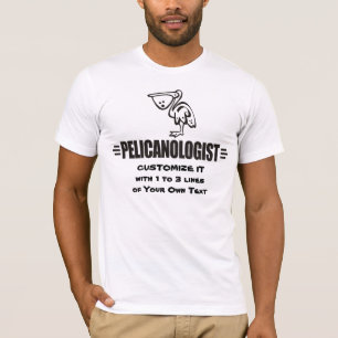T-shirt Pelicanólogo Engraçado Pelicano