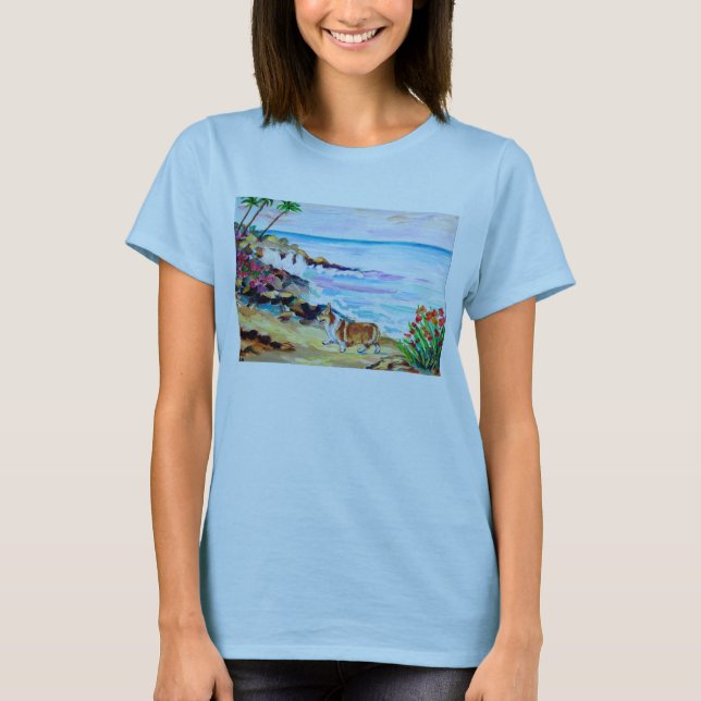 T-shirt Pembroke Welsh Corgi T Shirt (Frente)