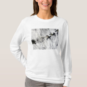 T-shirt Pena do vulcão de Okmok, ilhas Aleutian