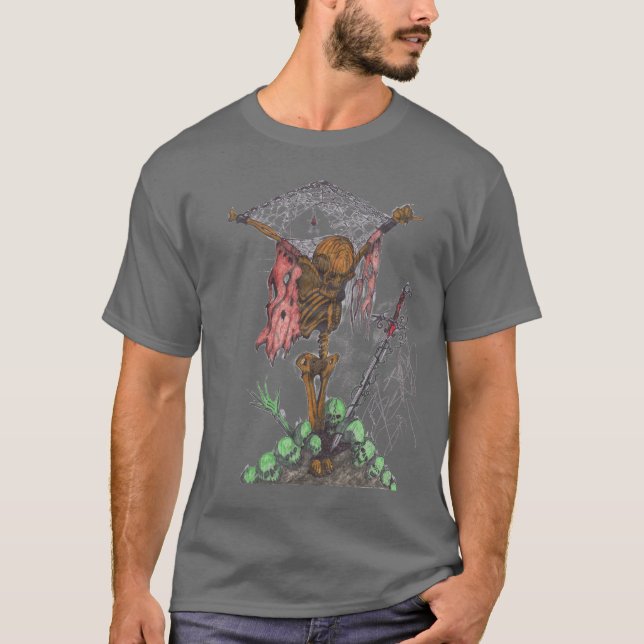 T-shirt Pendurado acima (Frente)