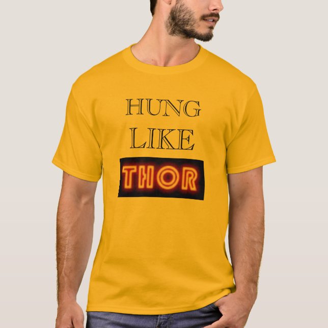 T-shirt Pendurado como o THOR (Frente)