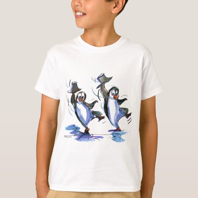 T-shirt PeNgUiNs DaNciNg (Frente)